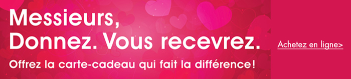 Achetez vos certificats-cadeaux en ligne